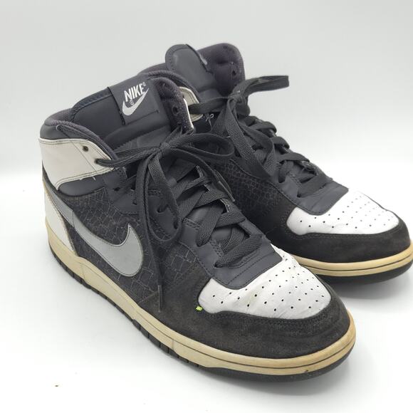 Nike Big Nike High men\'s 336608-002 Black White Grey 2009 size 11 main image 5